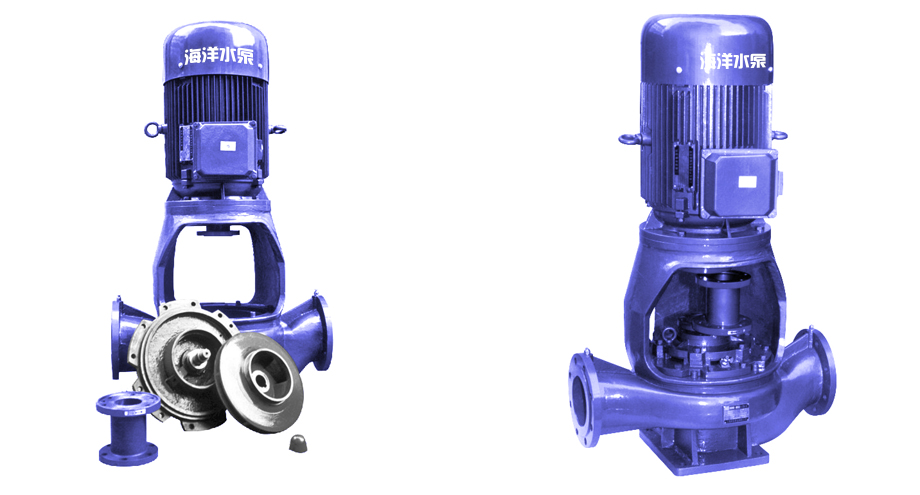 ISGB立式便拆式管道泵便拆示意圖