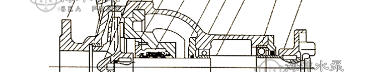 AFB臥式不鏽鋼耐腐蝕離心化工泵的結構說明與安裝結構圖