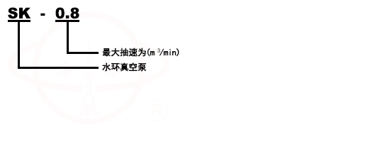 SK直聯水環式真空泵型號意義