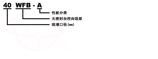 WFB型立式無密封自控自吸泵型號意義